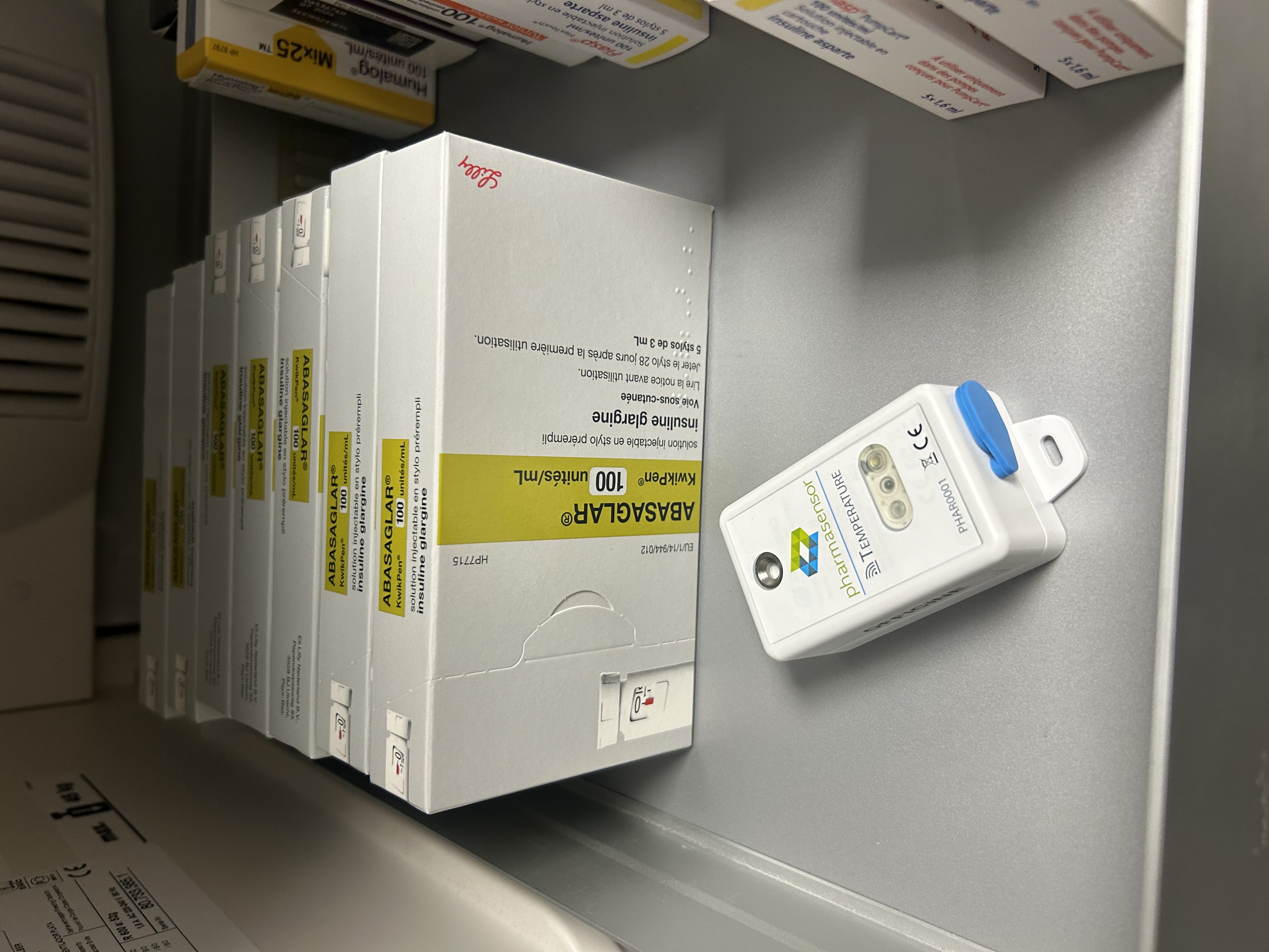 Capteur PharmaSensor en situation